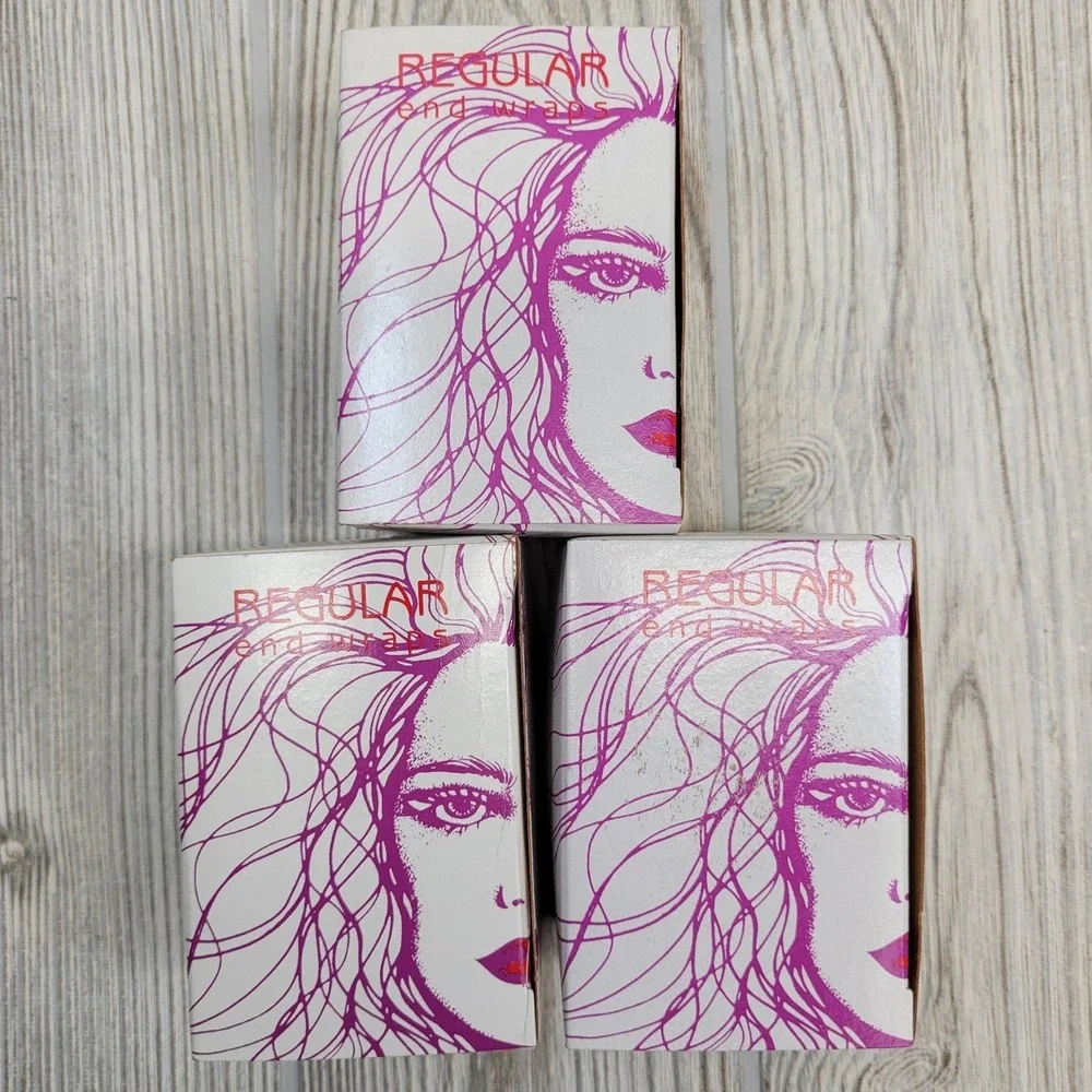 Regular End Wraps Hair Styling 3000 Count White Absorbent Paper Lint Free 3 Pack